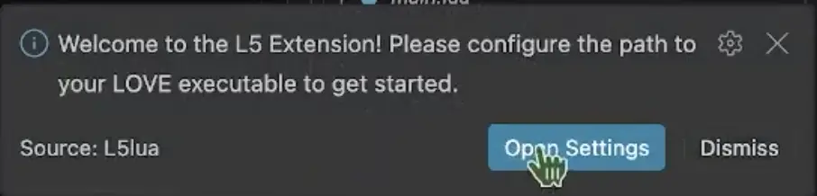 Open extension settings Open extension settings