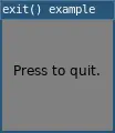 exit example 1