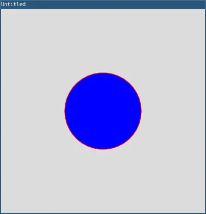 calling functions example 3 showing a blue circle with red outline stroke