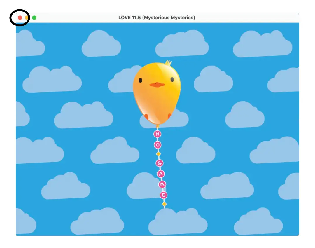 A flying bird-shaped balloon and cartoon clouds A flying bird-shaped balloon and cartoon clouds