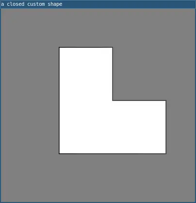 beginShape example 3