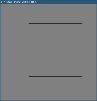 beginShape example 4