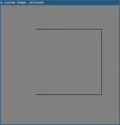 beginShape example 5