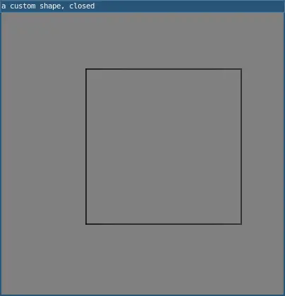 beginShape example 6