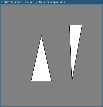 beginShape example 7