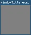 windowTitle example 1
